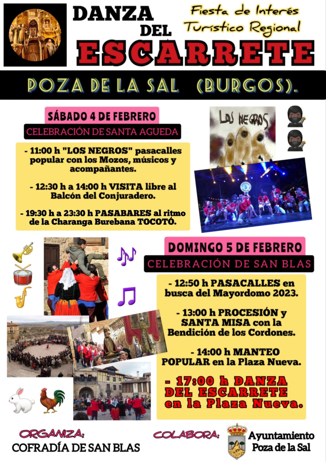 Danza del Escarrete 2023 Poza de la Sal